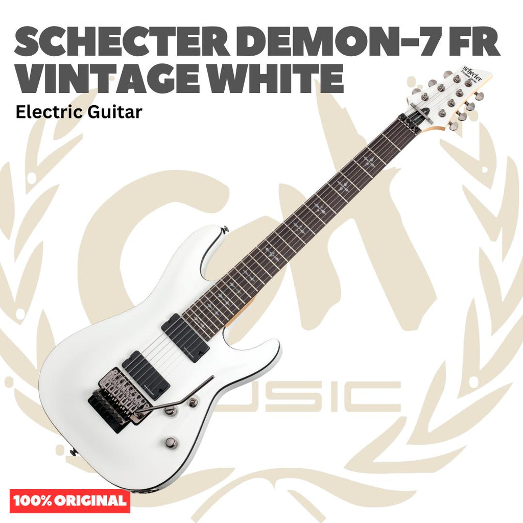 SCHECTER DEMON-7 FR 7 Strings Electric Guitar | Gitar Tremolo Up down