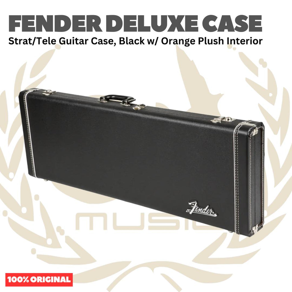 Fender Deluxe Strat/Tele Guitar Case - Hardcase Gitar Listrik Elektrik