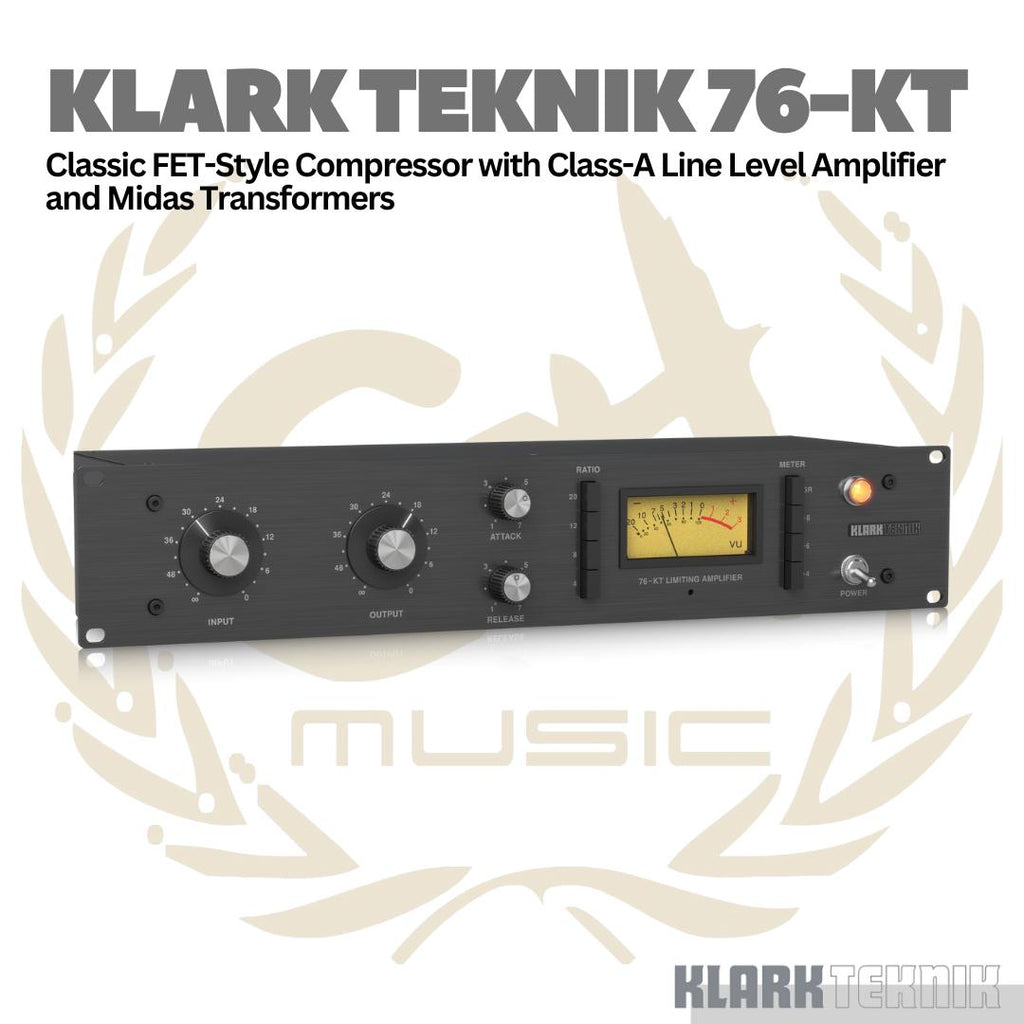 Klark Teknik 76-KT Classic FET-Style Compressor With Class-A Line Level