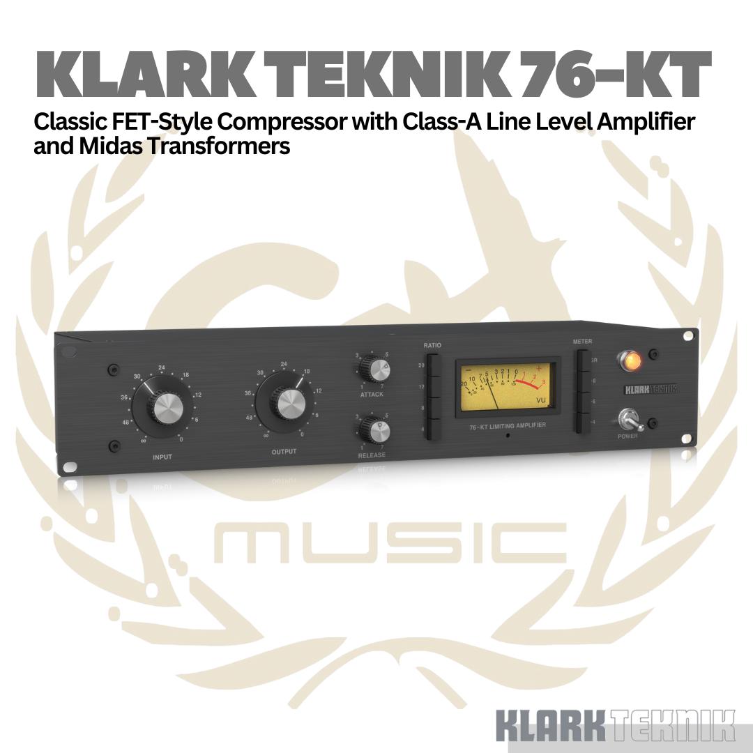 Klark Teknik 76-KT Classic FET-Style Compressor With Class-A Line Level