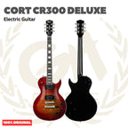 Cort CR300 Deluxe Flaming Burst Electric Guitar - Gitar Listrik Elektrik