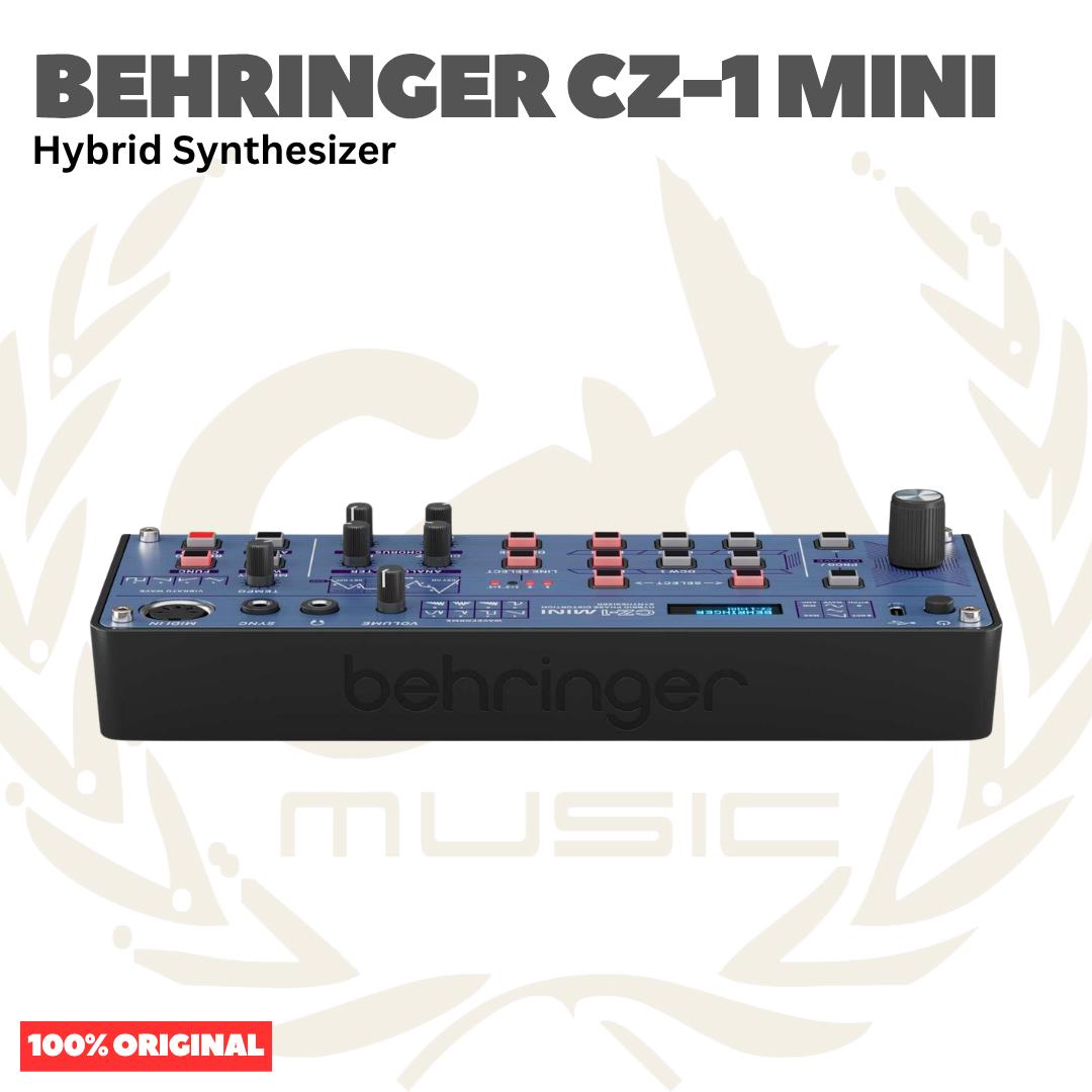 Behringer CZ-1 MINI Portable 3-Voice Hybrid Phase Distortion Synthesizer with Analog Low-Pass Filter, 16-Step Sequencer and Arpeggiator