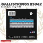 GALLISTRINGS RS942 Electric Guitar Strings 09-42 - Senar Gitar Listrik Elektrik Galli Strings RS942 Original Asli
