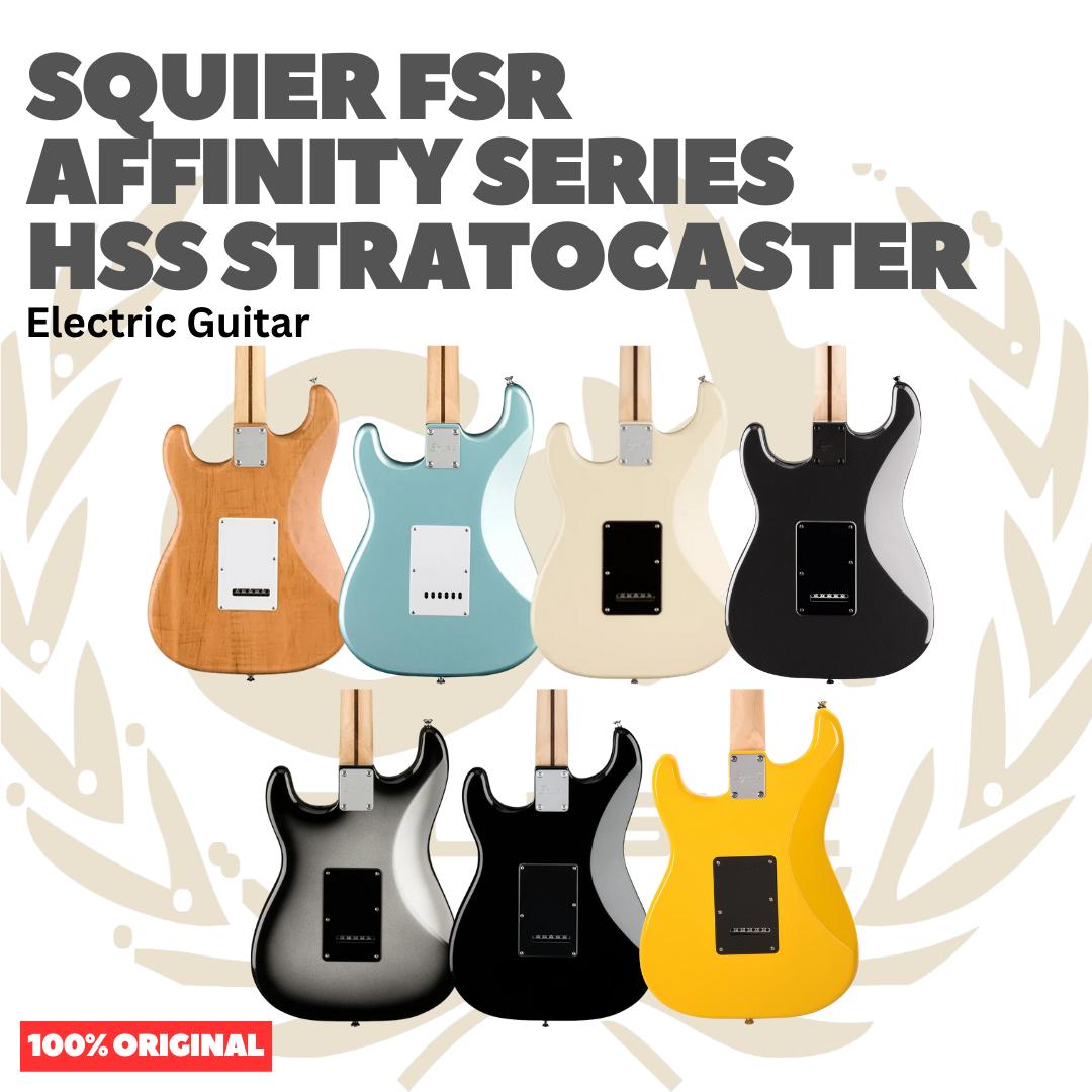 Squier FSR Affinity Series Stratocaster HSS Electric Guitar - Gitar Listrik Elektrik Original Asli