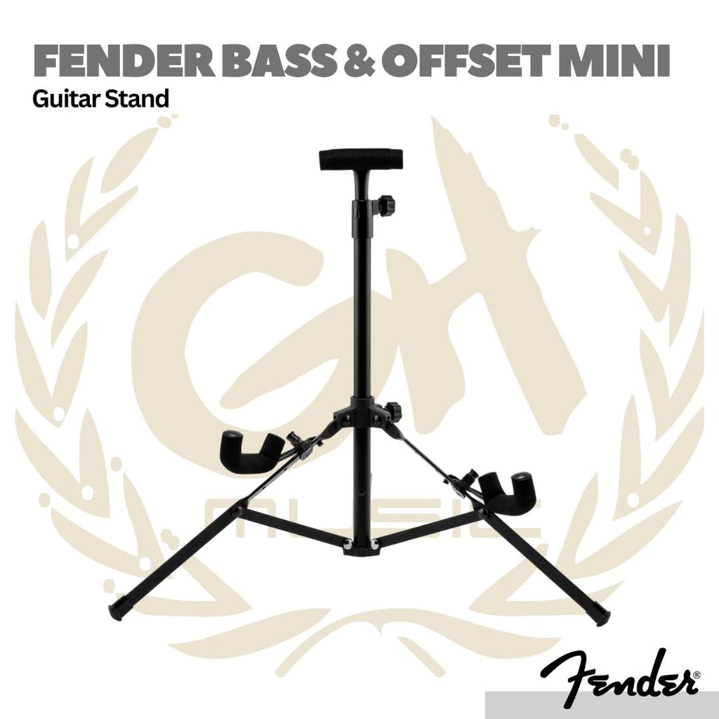 Fender Bass & Offset Mini Guitar Stand - Stan Gitar Bass Lantai Mini
