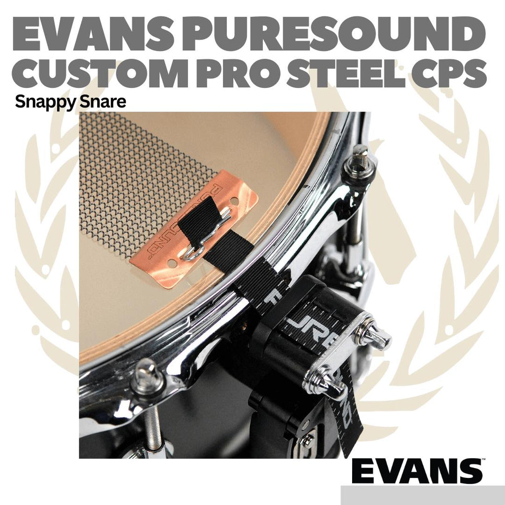 EVANS CUSTOM PRO SERIES 20 Strand Steel Snare Wire - Snappy Drum