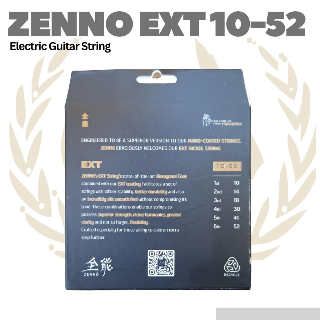 Zenno EXT 1052 Guitar Strings 10-52 - Senar Gitar Elektrik