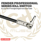 Fender Professional Series Kill Switch Straight/Angled Instrument Cable - Kabel Jack Gitar Bass Asli