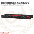 BEHRINGER ADA8200 ADA 8200 Audio Interface with Midas Mic Preamps