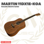 Martin 11 DX1E-KOA Acoustic Electric w/Bag - Gitar Akustik Elektrik HPL KOA 11DX1EKOA