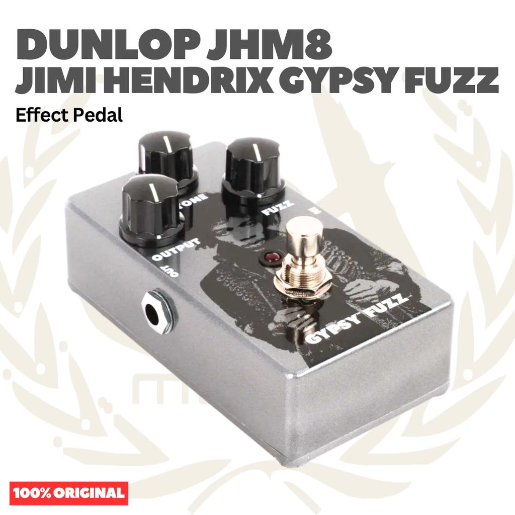 Dunlop JHM8 Jimi Hendrix Gypsy Fuzz Effect Pedal - Efek Pedal Gitar