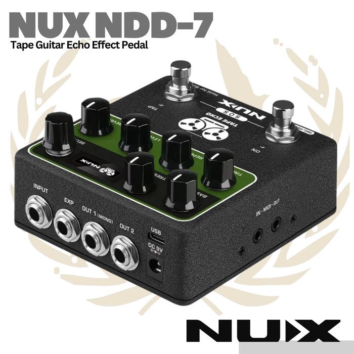 NUX Tape Echo NDD7 Guitar Effect Pedal - Efek Gitar NDD-7