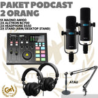 PAKET PODCAST 2 ORANG ALCTRON BC700 + MAONO AM100 + HEADPHONE