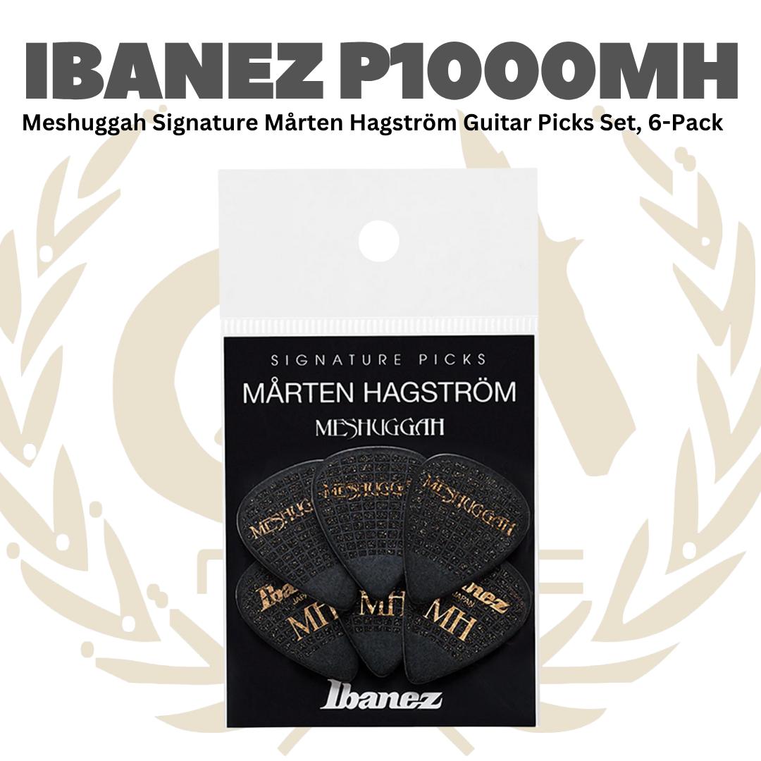 Ibanez P1000MH Messhugah Signature Marten Hagstrom Guitar Pick Set, 6 Pack - Pik Gitar P1000 MH