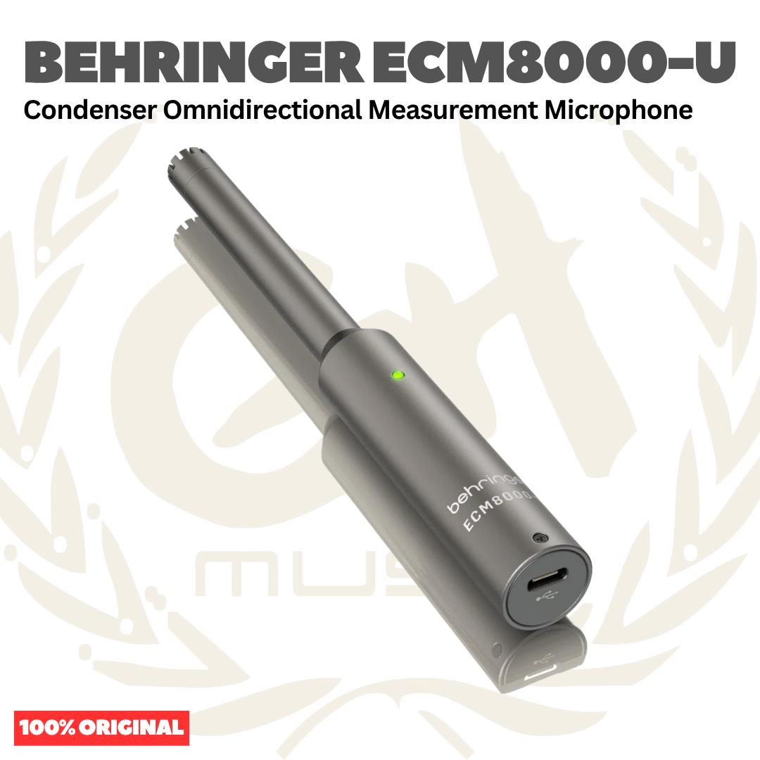 Behringer ECM8000-U Condenser Omnidirectional Measurement Microphone - Mik Kondensor