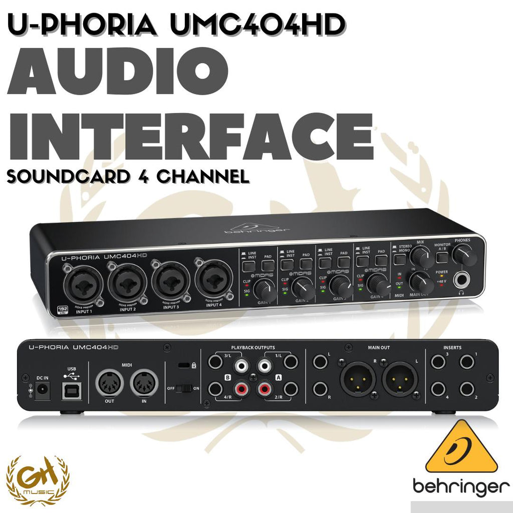 Behringer Souncard U-PHORIA UMC404HD