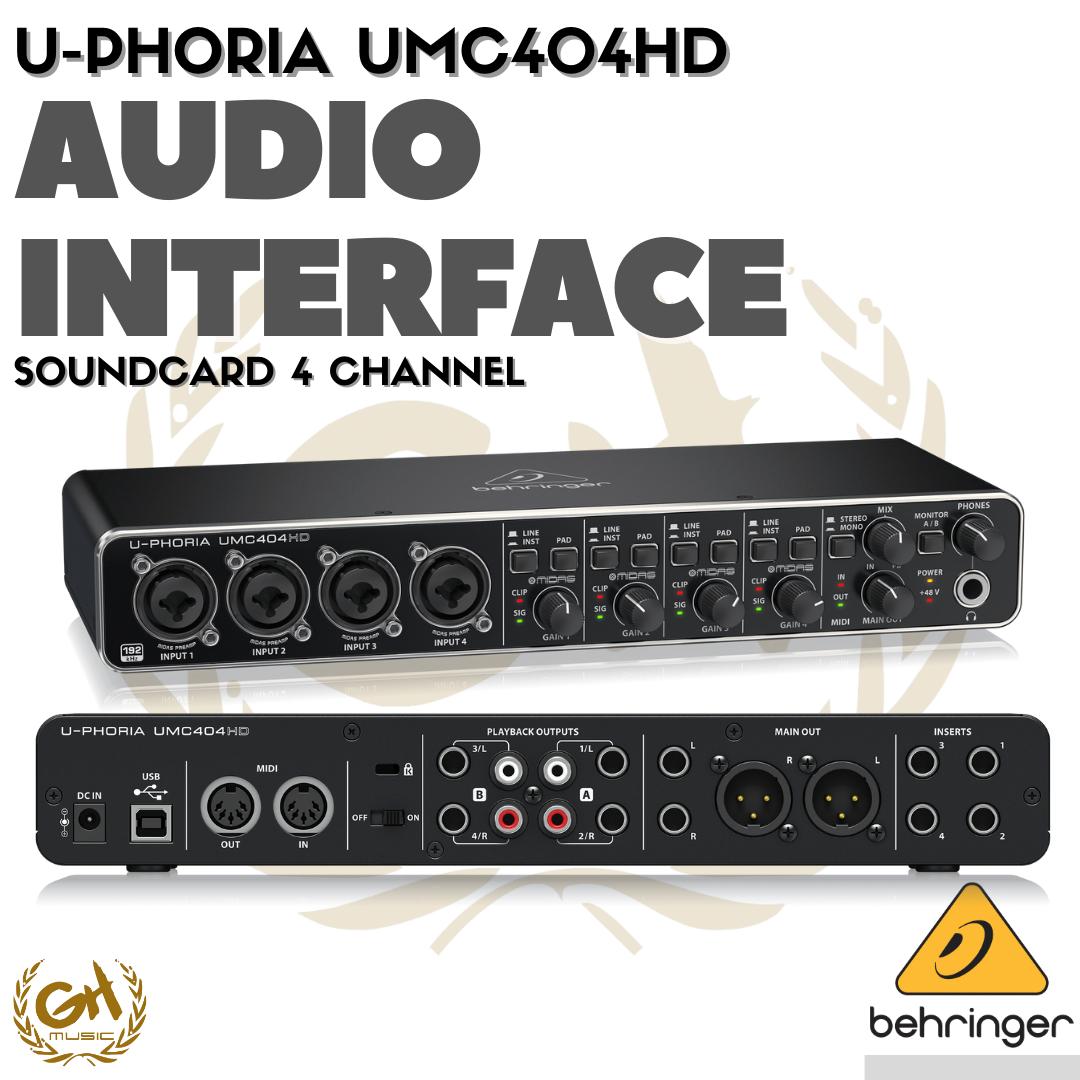 Behringer Souncard U-PHORIA UMC404HD
