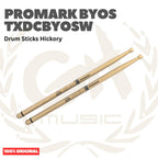 PROMARK BYOS TXDCBYOSW Lacquered Hickory Stick Drum - Stik Drum Original Asli