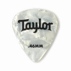 Taylor Celluloid 351 Picks, White Pearl 12-Pack - Pick Gitar Bass