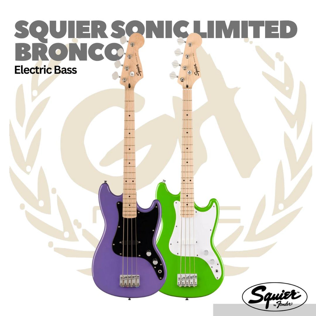 Squier Sonic Limited Edition Bronco Bass - Bass Elektrik Shortscale