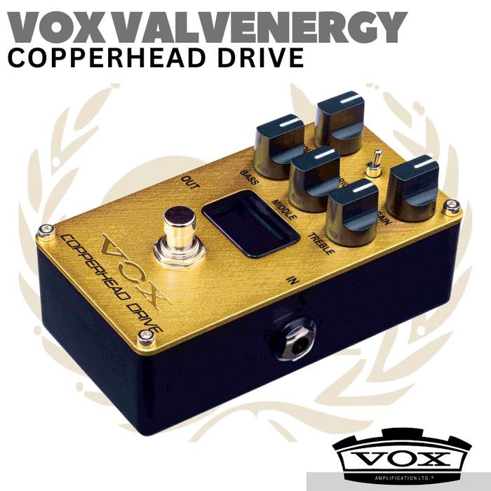 VOX VE-CD VALVENERGY COPPERHEAD DRIVE Effect Guitar Pedal | Efek Gitar Overdrive Asli