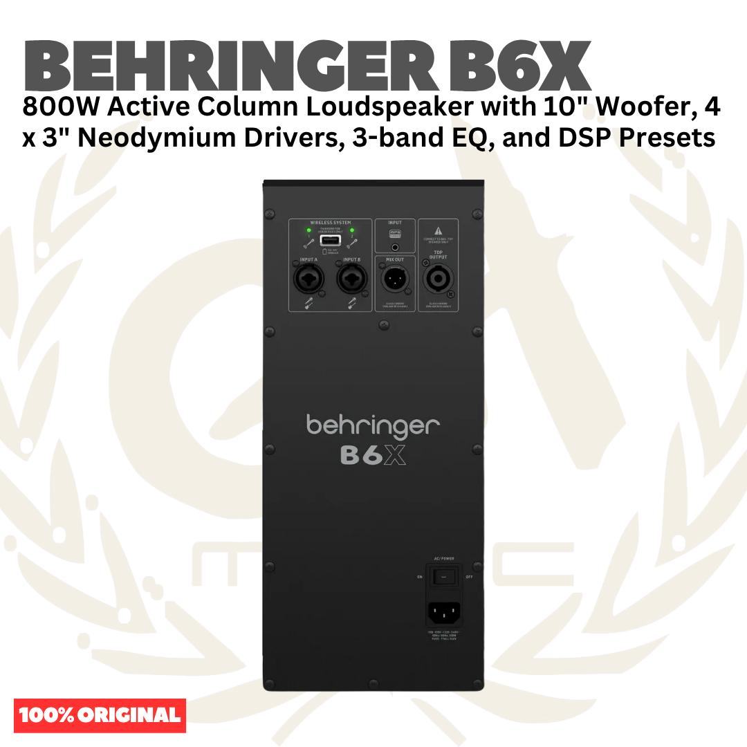 Behringer B6X 800W Active Column Loudspeaker