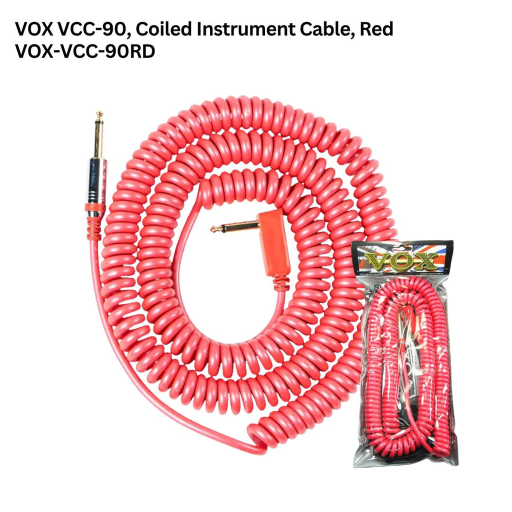 VOX VCC-90 Vintage Coiled Instrument Cable - Kabel Jack Intrumen