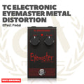 TC Electronic Eyemaster Metal Distortion Skull-Pounding Metal Distortion Pedal with 2-Knob Interface for Insane Gain Effect Pedal - Efek Pedal Gitar