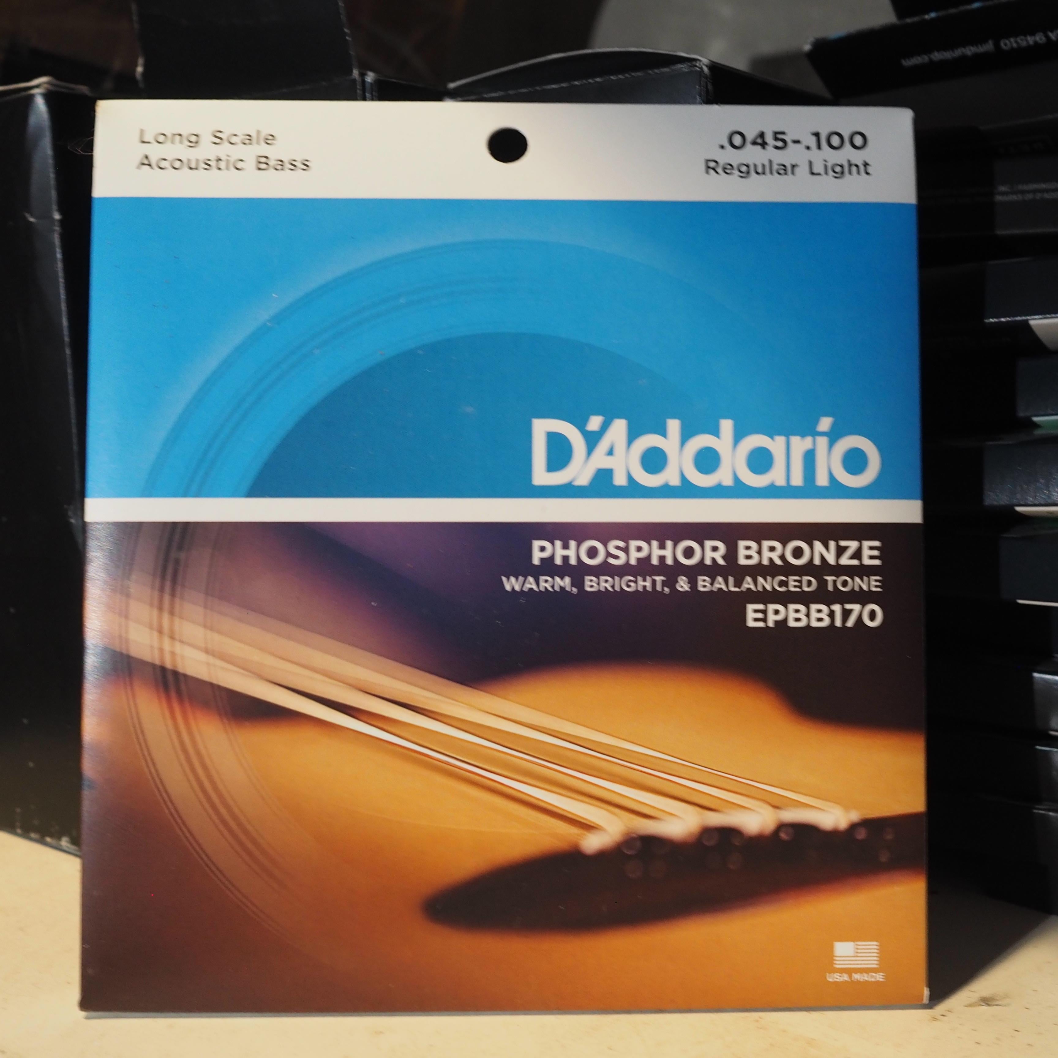 D'Addario EPBB-170 45-100 Long Scale SENAR GITAR BASS AKUSTIK