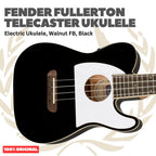 Fender Fullerton Telecaster Ukulele - Ukulele Elektrik Body Telecaster Mini 4-Senar With Preamp Original Asli