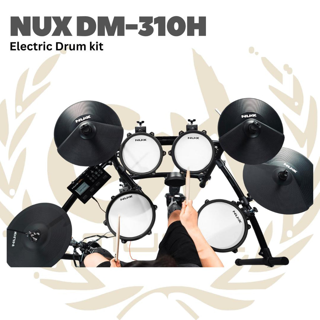 NUX DM-310H All Mesh Head Digital Drum Set - DM310H Drum Elektrik