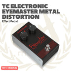 TC Electronic Eyemaster Metal Distortion Skull-Pounding Metal Distortion Pedal with 2-Knob Interface for Insane Gain Effect Pedal - Efek Pedal Gitar