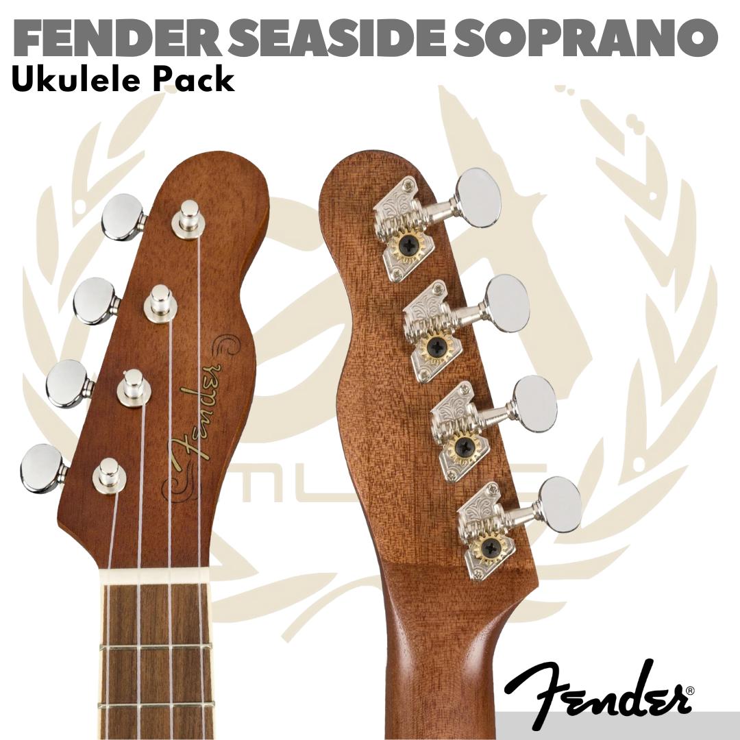 FENDER SEASIDE SOPRANO Ukulele Pack