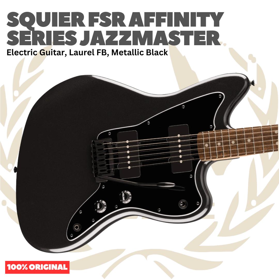 Squier FSR Affinity Series Jazzmaster Electric Guitar Laurel FB - Gitar Listrik Elektrik Original Asli