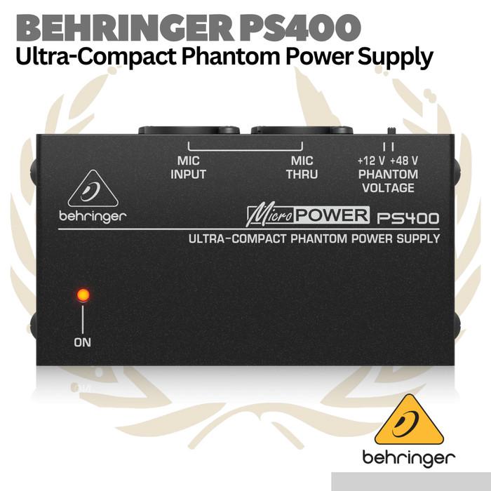 Behringer MicroPower PS400 Phantom Power Supply - 48v Eksternal