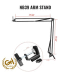 MIC ARM STAND RECORDING ZOOM PODCAST BROADCAST COVER LAGU VOICE OVER