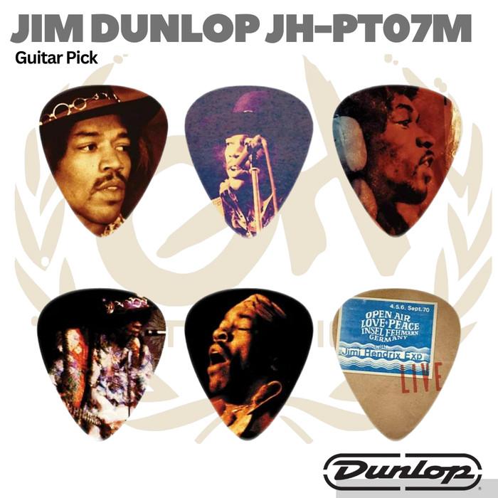 Jim Dunlop Jimi Hendrix Pick Tin Hear My Music - Pik Gitar Bass isi 12