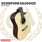 Scorpion SA200CD Acoustic Guitar - Gitar Akustik SA 200 CD Original Asli