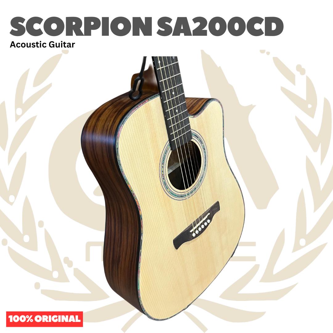 Scorpion SA200CD Acoustic Guitar - Gitar Akustik SA 200 CD Original Asli