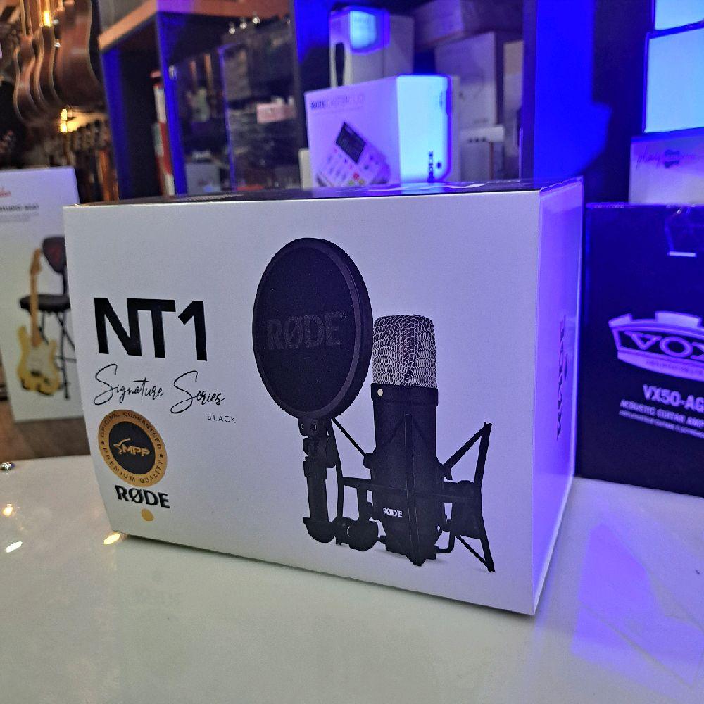 Rode NT1 Signature Series Studio Condenser Microphone - Mic Kondensor Studio Kit Rode NT-1 - Rode NT 1