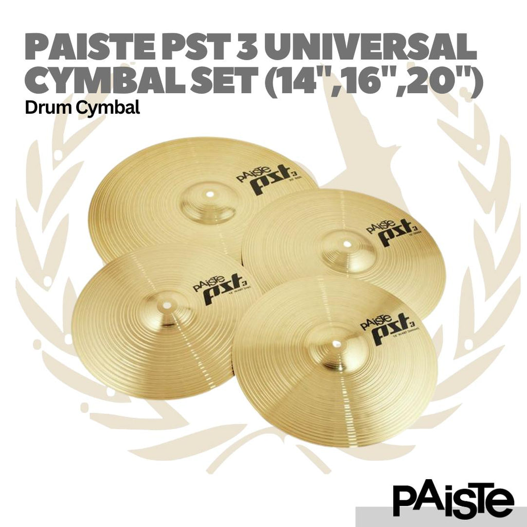 Paiste PST3 Universal Set (14,16,20 Inch) Drum Cymbal
