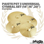 Paiste PST3 Universal Set (14,16,20 Inch) Drum Cymbal