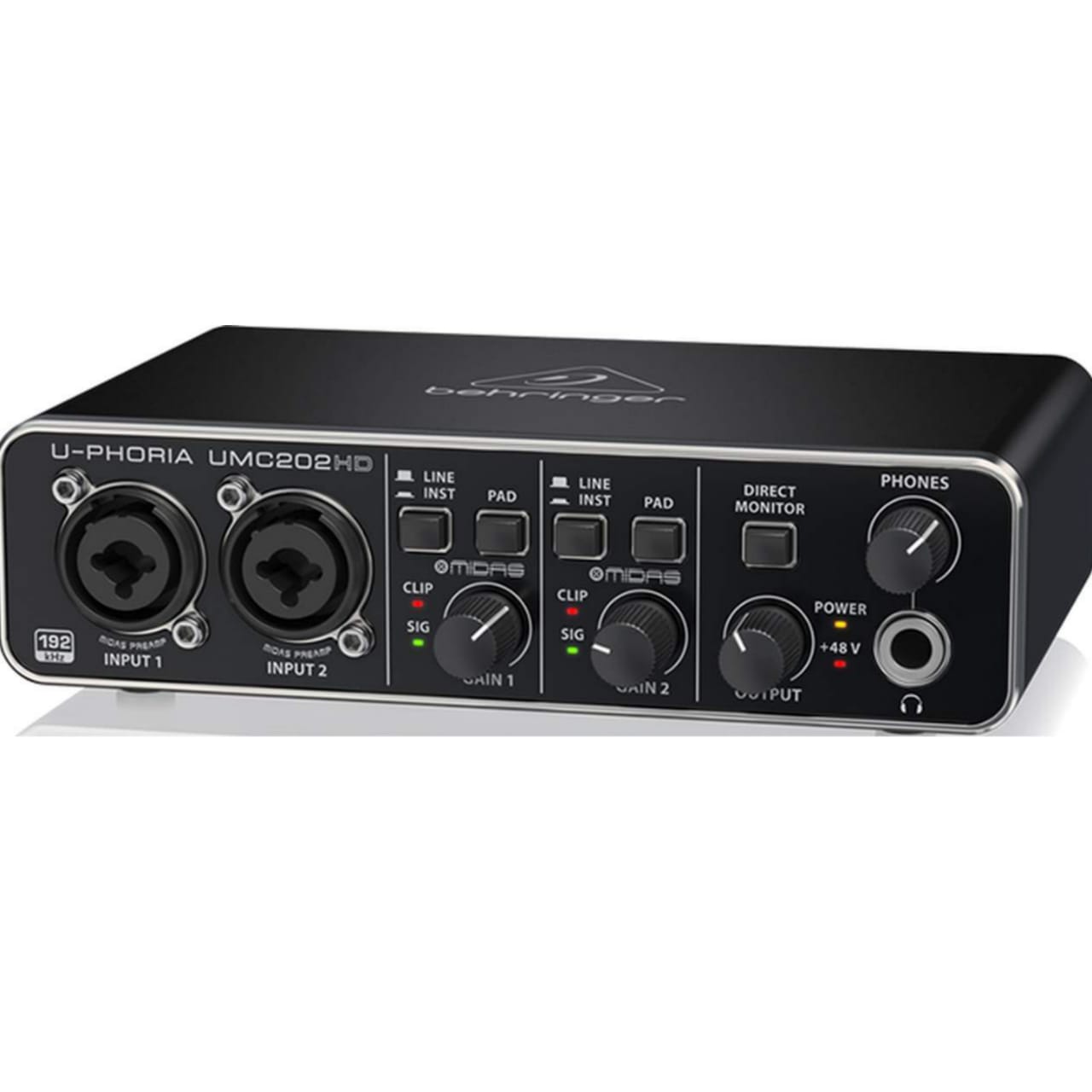 BEHRINGER U-PHORIA UMC202HD SOUNDCARD AUDIO INTERFACE