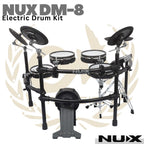NUX DM-8 Electric Drum Kit Digital Asli dengan Remo Mesh Heads & 9-Piece Lengkap | Drum Elektrik DM8 Original