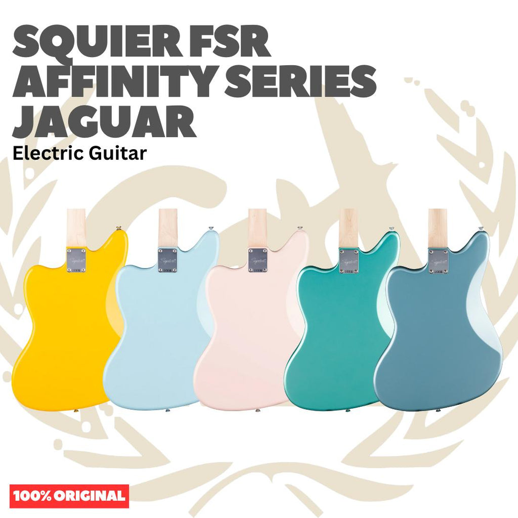 SQUIER FSR Affinity Series Jaguar Electric Guitar - Gitar Listrik Elektrik Original Asli
