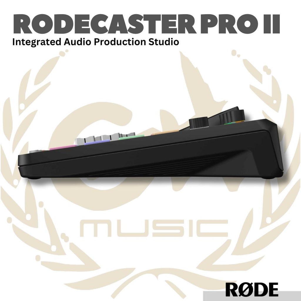 RodeCaster Pro II Integrated Audio Production Studio - Soundcard Mixer Livestreaming Rode Caster Pro II