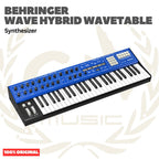 Behringer Wave Legendary 8-Voice Multi-Timbral Hybrid Synthesizer with Wavetable Generators and Analog VCF and VCA, LFO, 3 Envelopes, Arpeggiator and Sequencer - Keyboard Synth