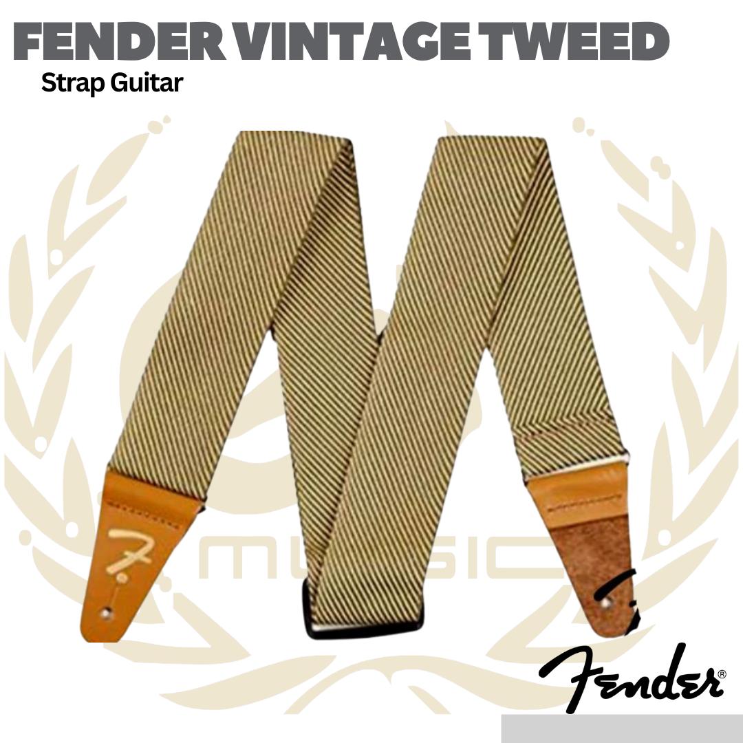 Fender 2inch Vintage Tweed Guitar Strap - Strap Gitar Bass