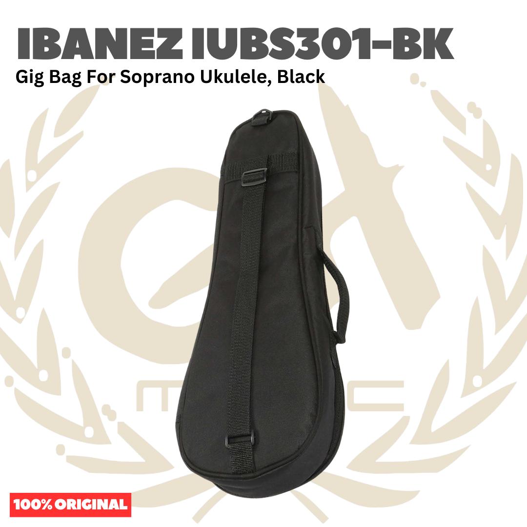 Ibanez IUBS301-BK Gig Bag For Soprano Ukulele - Tas Ukulele