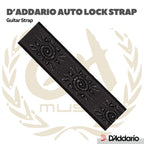D'addario Auto Lock Vintage Guitar Strap - Strep Gitar